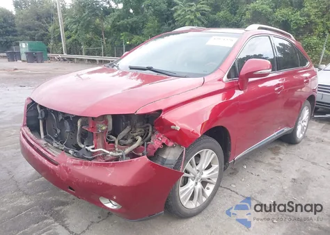 2012 Lexus Rx 450H из США, поврежденный, VIN JTJBC1BA8C2433390